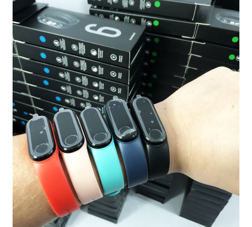 Фитнес браслет FitPro Smart Band M6 (смарт часы, пульсоксиметр, пульс). Цвет: черный WI-55
