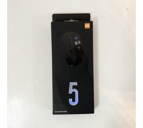 Фитнес браслет Smart Watch M5 Band Classic Black смарт часы-трекер. Цвет: синий ZB-82