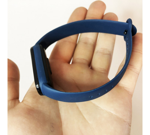 Фитнес браслет Smart Watch M5 Band Classic Black смарт часы-трекер. Цвет: синий ZB-82