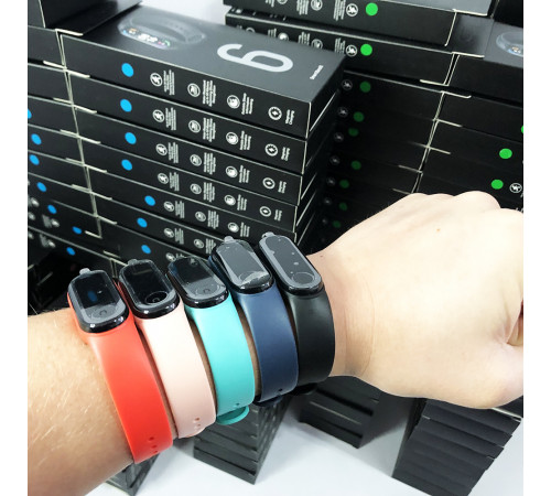 Фитнес браслет FitPro Smart Band M6 (смарт часы, пульсоксиметр, пульс). Цвет: синий JQ-19