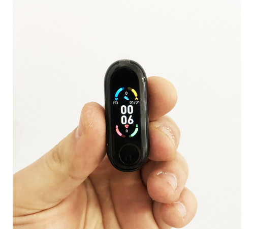 Фитнес браслет FitPro Smart Band M6 (смарт часы, пульсоксиметр, пульс). Цвет: синий JQ-19
