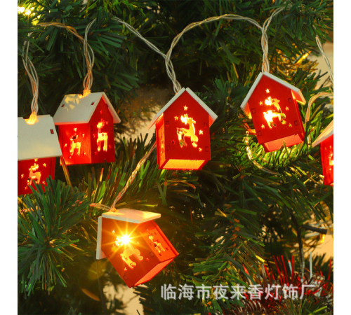 Новогодняя гирлянда 3 м, 20 LED, теплый белый свет, USB