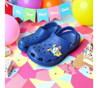 Детские кроксы "LikeCrocs" 30/31 синие 19 см