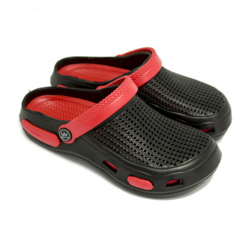 Кроксы детские мальчика, сабо"Like Crocs" Черные 20,5 см 32 р
