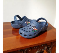 Детские кроксы "LikeCrocs" темно синие 29