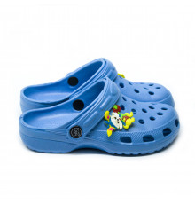 Дитячі сандалі, сабо крокси "Like Crocs" Блакитний W140211 31