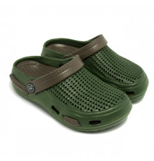 Кроксы детские подростковые сабики "Like Crocs" Хаки 32 20.5 см