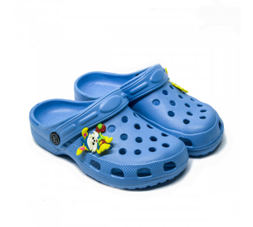 Дитячі сандалі сабо крокси "Like Crocs" Блакитний W140211
