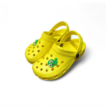 Крокси дитячі підліткові сабіки "Like Crocs" жовтий