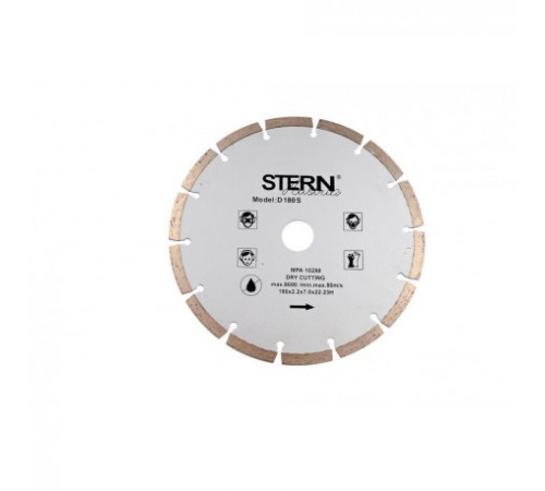 Диск алмазный STERN S (сегмент) 125x1,9х7,7x22.23 за 129 грн