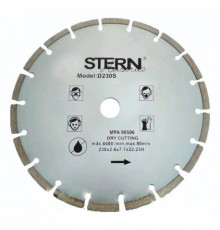 Диск алмазный STERN S (сегмент) 230x2.6x22.2