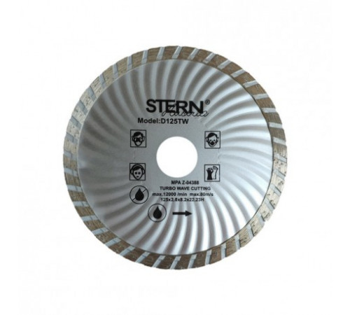 Диск алмазный STERN Turbo 125х2.6х22.2 за 138 грн