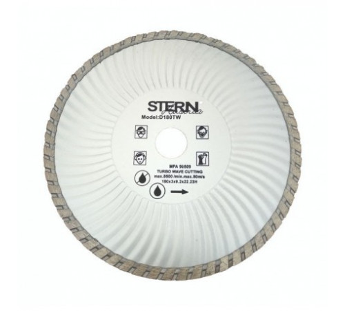Диск алмазный TURBO STERN 180x2.8x22.2 за 282 грн