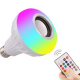 Світлодіодна лампа з Bluetooth колонкою Bulb 12Вт в патрон Е27, RGB світильник з динаміком та пультом PRP