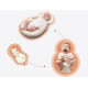 Детская подушка baby sleep positioner Подушка для младенцев Подушка-позиционер для новорожденных