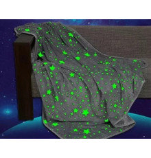 Сірий Дитячий плед-покривало Magic Blanket, що світиться в темряві 150*200