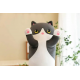 Черный 70см Мягкая Игрушка Кот Длинний Подушка Обнимашка