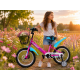 Велосипед XDDING R20 Розовый / Детский велосипед с корзинкой