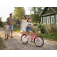 Велосипед XDDING R16 Малиновий / Дитячий велосипед з кошиком