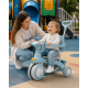 Блакитний Триколісний велосипед Baby Carriage 588 / Велосипед з з батьківською ручкою та кошиком / Велосипед-коляска