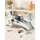 Регульована тертка-шатківниця для овочів / Овочерізка Smart Multifunctional Mandoline Slicer / Механічний подрібнювач універсальний кухонний