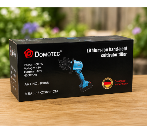 Акумуляторний міні культиватор DOMOTEC 48V 4000W / Міні культиватор акумуляторний