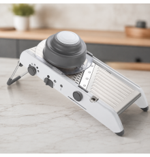 Регульована тертка-шатківниця для овочів / Овочерізка Smart Multifunctional Mandoline Slicer / Механічний подрібнювач універсальний кухонний