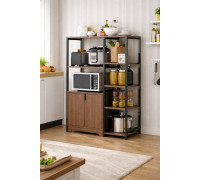 Сучасний кухонний стелаж-органайзер з полицями та шафкою AND-1935