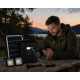 Портативна зарядна сонячна станція CoLamp CCLAMP CL-318PB-8W, 5400 mAh з LED-лампами / Автономне джерело живлення з сонячною панеллю
