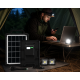Портативна зарядна сонячна станція CoLamp CCLAMP CL-318PB-8W, 5400 mAh з LED-лампами / Автономне джерело живлення з сонячною панеллю