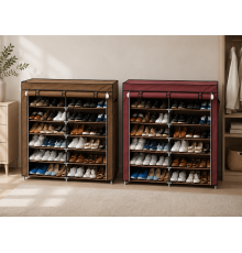 Тканинна шафа для зберігання взуття Shoe Cabinet 118х30х120 см