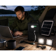 Портативна сонячна зарядна станція CCLAMP CL-083-38, 2400 mAh з LED-лампами / Автономне джерело живлення із сонячною панеллю