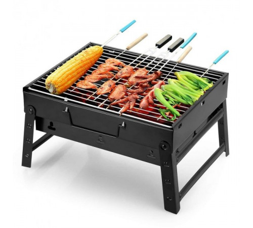 Портативный гриль TL-372 барбекю BBQ Grill Portable складной переносной мангал для дома дачи и туризма