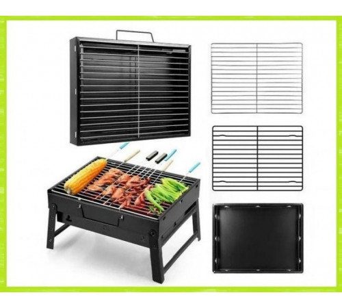 Портативный гриль TL-372 барбекю BBQ Grill Portable складной переносной мангал для дома дачи и туризма