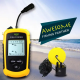 Эхолот Fish Finder портативный для берега и лодки отражение рыбы и рельефа дна