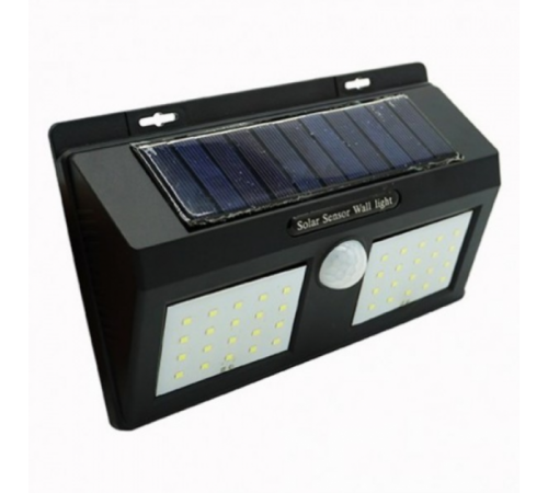 Подвійний Світильник сонячна панель із датчиком руху Solar Sensor Wall Light 1626A за 404 грн