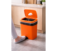 Відро для сміття зі смарт-датчиком Smart trash can 10 л Помаранчевий