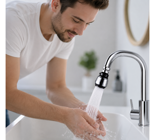 Экономитель воды / Насадка на кран Аэратор / Насадка на кран для экономии воды