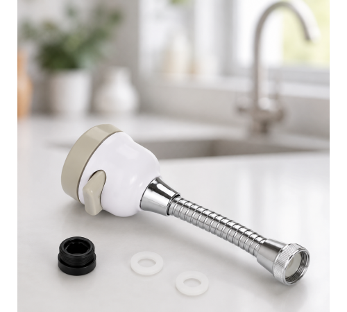 Экономитель Воды Water Saver / 360 Градусов аэратор на кран с гибким шлангом