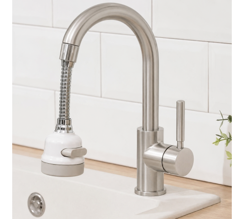 Экономитель Воды Water Saver / 360 Градусов аэратор на кран с гибким шлангом