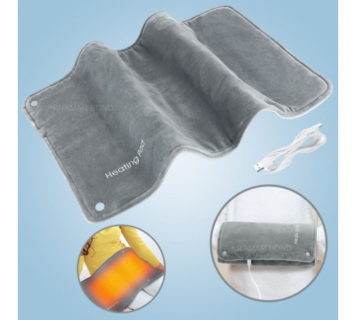 Грелка электрическая Heating Pad Type-C USB 5V/2А для облегчения судорог и болей в спине и шее