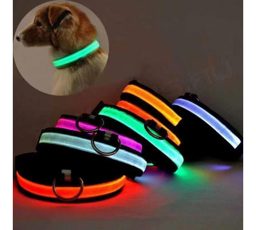Светящийся Ошейник На аккумуляторе USB GLOW RING (200 шт/ящ) за 160 грн