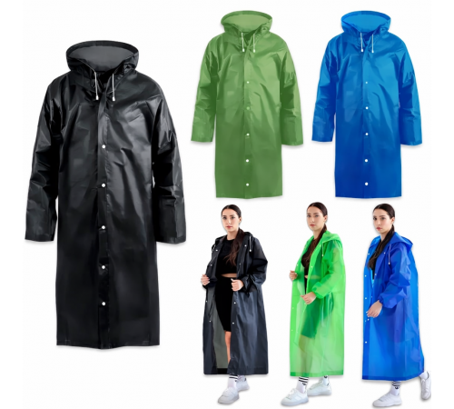 Плащ-дощовик з капюшоном XL,XXL,XXXL