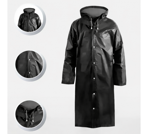 Плащ-дощовик з капюшоном XL,XXL,XXXL