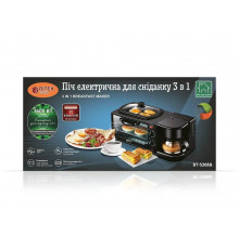 Піч електрична для сніданку 3 в 1 3600Вт BITEK BT-5308B/ 6625 (2)