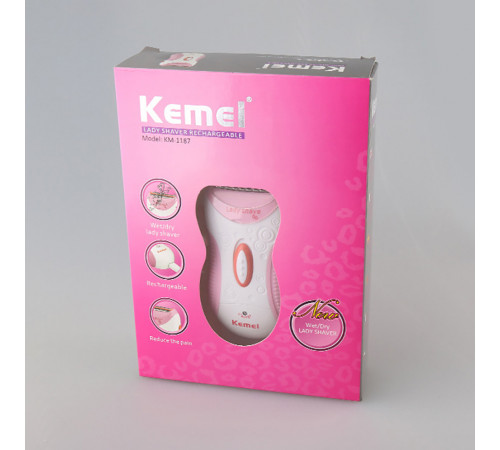 Эпилятор аккумуляторный Kemei KM 1187 5в1 (60 шт/ящ) за 673 грн