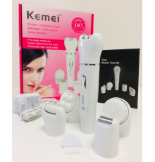 Женский эпилятор 5в1 Kemei KM 2199 на аккумуляторе с насадками (40 шт/ящ)