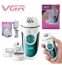 Эпилятор VGR V 700 4 в 1 с 4 сменными насадками ART 7998 (40 шт/ящ)