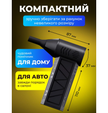 Портативная аккумуляторная воздуходувка-турбовентилятор Mini Jet Fan (60)