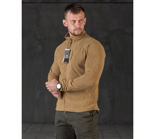 Флисовая кофта Windblock Tactical койот ВТ0549